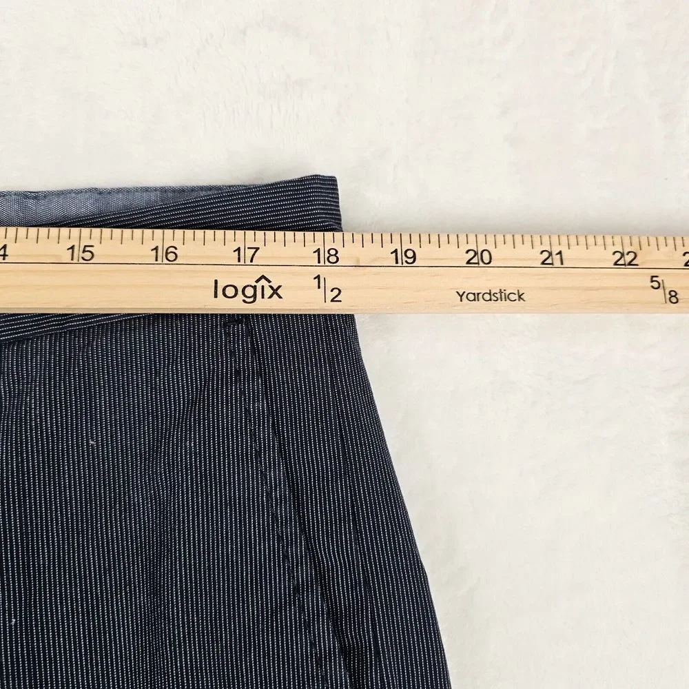 Banana Republic Aiden Chino Pants Slim Flat Stretch Office Work‎ Navy Mens 36x30